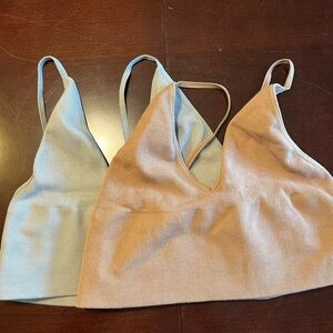 NEVER WORN By Together Bralettes in Nude & Gray